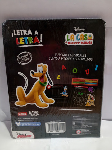 La Casa De Mickey Mouse - Libro Infantil Con Tizas - Disney