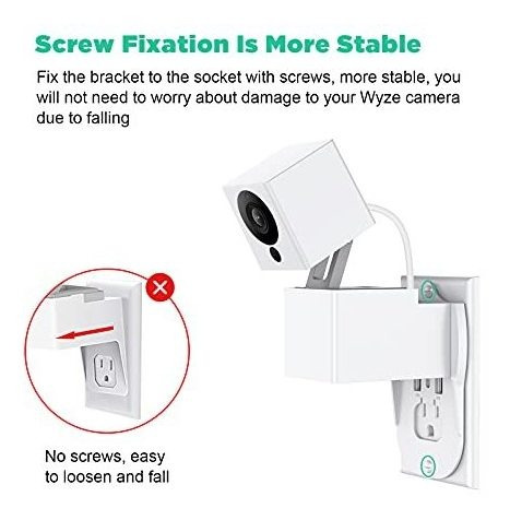2 Soporte Pared Para Wyze Cam Spotlight V3 V2 Giratorio
