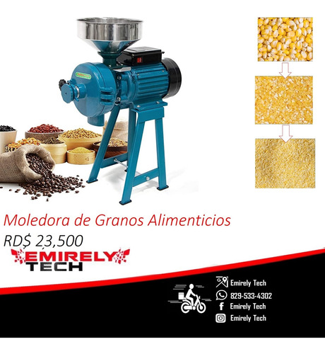 Molino Moledora De Granos Alimenticios Cereales Harina