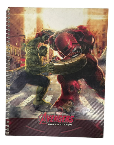 Cuaderno Espiralado Marvel Tapa Flexible 60 Hojas Ppr
