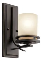 Comprar Kichler Hendrik 12 1 Aplique De Pared Con Vidrio Grabado