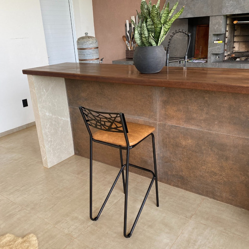 Banqueta Bistrô Moderna Para Bancada Cozinha Área Externa