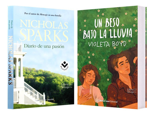 Diario De Una Pasión + Un Beso Bajo La Lluvia Pack 2 Libros