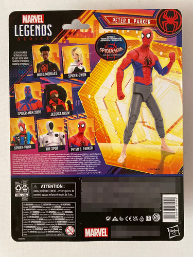 Spiderman Peter B. Parker Marvel Legends Across Spiderverse (Usado)