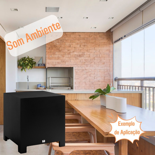 Subwoofer Ativo Aat Rakt 12 Polegadas 600w Preto Ou Branco 110v 220v (bivolt)