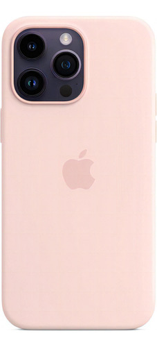 Funda Original Apple Silicona Magsafe iPhone 14 Pro Max Pink Chalk Pink Liso