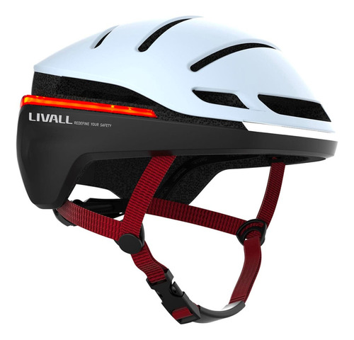 Casco Inteligente Para Bicicleta O Scooter Livall Blanco M