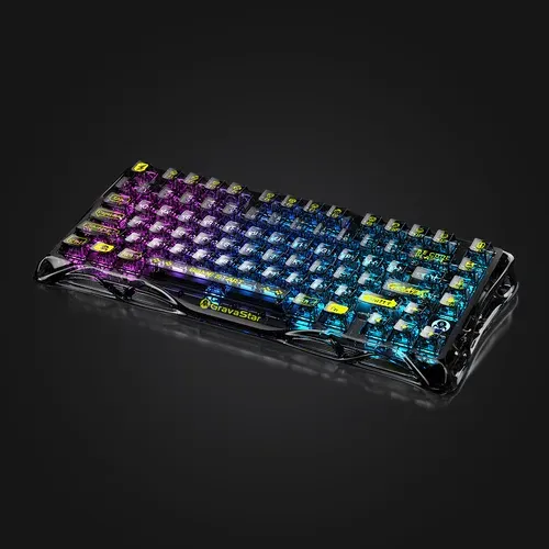 Gravastar K1 Lite Teclado Gamer Rgb Wireless 75% ..a