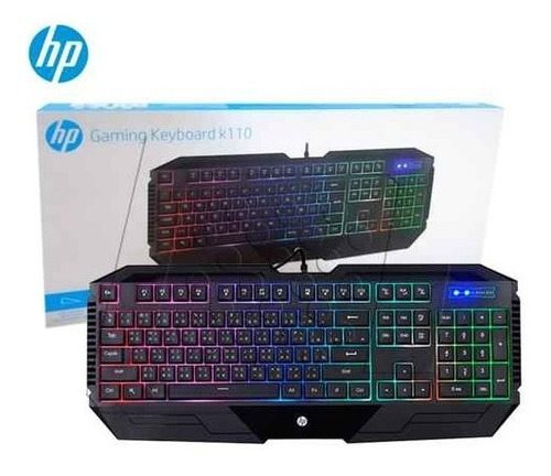 Imagen 6 de 10 de Teclado Gamer Hp Usb Con Pad Numérico Windows Mac Membrana