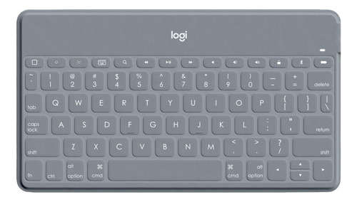 Teclado bluetooth Logitech Keys-To-Go QWERTY color gris
