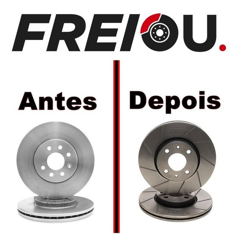 Disco De Freio Slotado Dianteiro Para Peugeot 408 308 3008