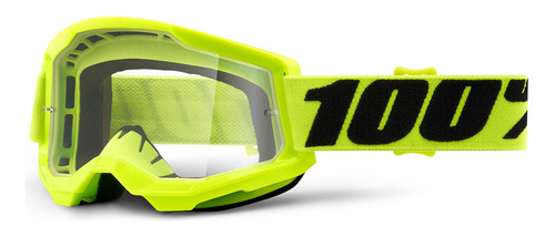 Óculos 100% Strata 2 Fluor Original Motocross Trilha Enduro