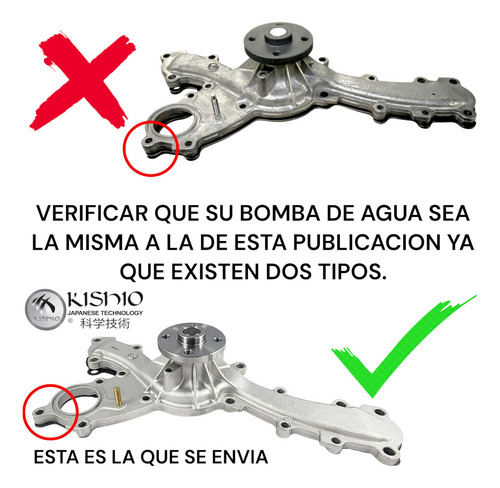 Kit Distribucion Bomba Agua Y Aceite Lexus Es350 3.5 07-09