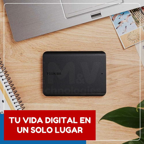 Disco Duro Externo 4tb Toshiba Canvio Basics Usb 3.0 Negro