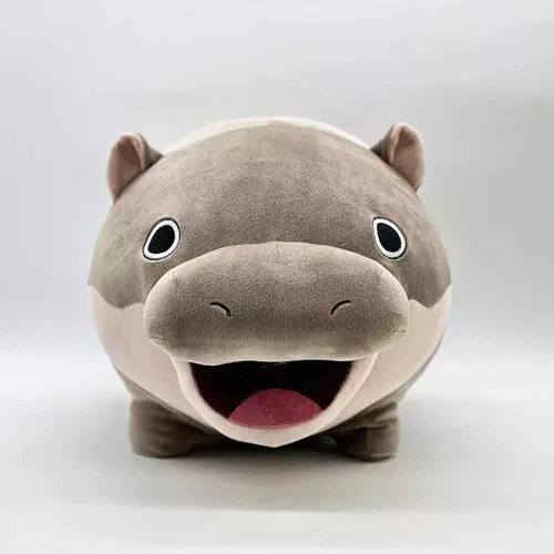 /hippo Moo Deng, Pelúcia, 22 Cm, Fofa E Macia
