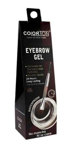 Delineador Gel Cejas Con Pincel Colorton Original