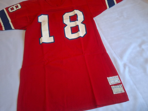 Jersey Nfl Pats Patriotas Sand Knit Vintage De Juego Mediano