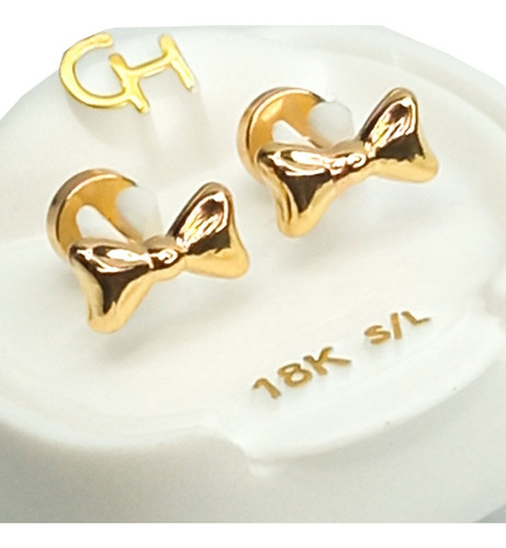 Aro Abridor Moñito Con Cuerpo Oro 18k (ab770)