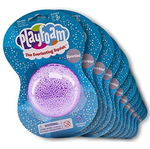 Educational Insights Playfoam Sparkle Jumbo Pod, Juego De 12