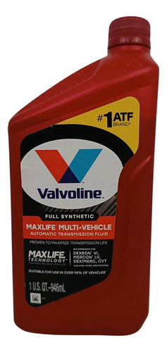 Aceite Transmisión Automática Dexron 6 Vi Max Life Valvoline