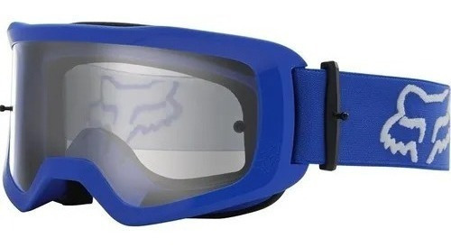 Óculos Fox Mx Main Stray  Goggle Transparente Azul 