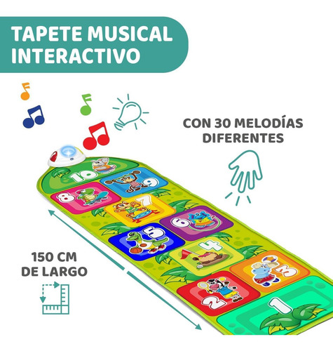 Imagen 4 de 6 de Chicco Tapete Didáctico Jump & Fit