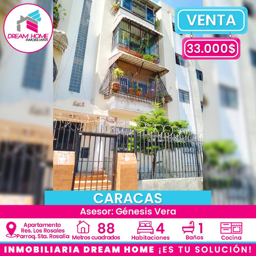 Apartamento Residencias Los Rosales, Parroquia Santa Rosalía Municipio Libertador/ Caracas 