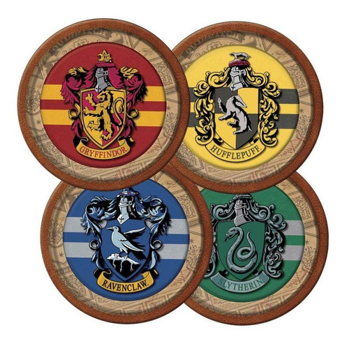 Imagem 2 de 4 de Copos E Pratos Festa Harry Potter - Kit Promocional