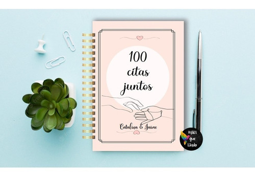Álbum 100 Citas Juntos (personalizada) + 2 Fotos Térmicas
