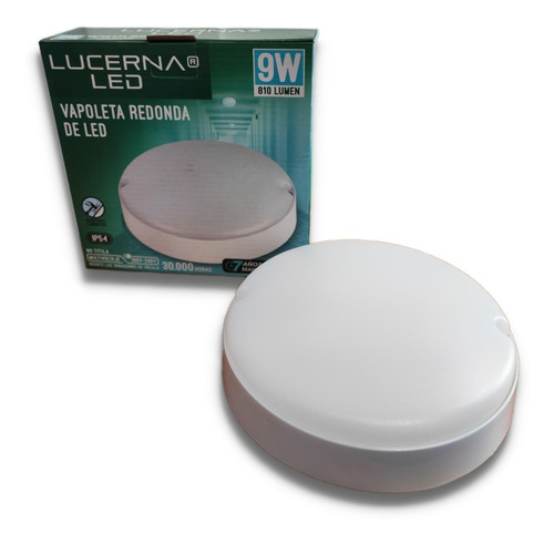 Vapoleta Led Lucerna 9w 30000 Horas De Vida 2 Años Garantia