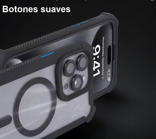 Funda Para iPhone Uso Rudo Defender 2 En 1 Con Magsafe
