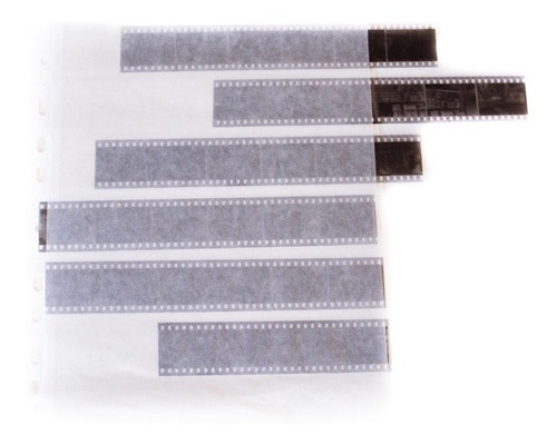 Portanegativos Para Tiras De 6 Fotogramas Pack X 10 (10075)