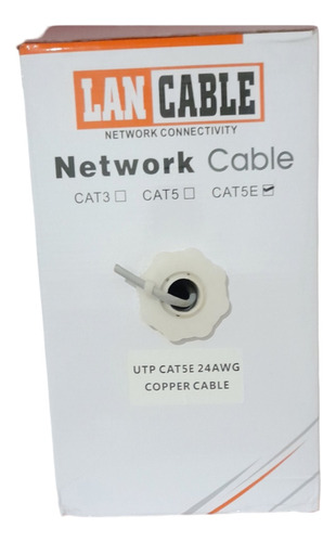 Bobina Cable Utp Cat5 100% Cobre 100 Metros