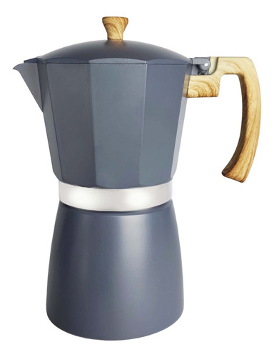 Cafetera Italiana 300 Ml 6 Pocillos Aluminio Cafe Bz3