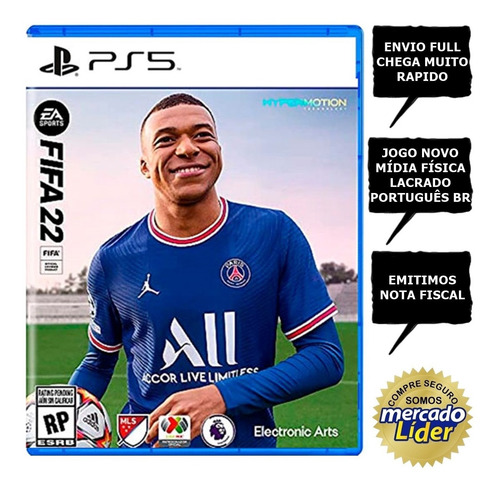 Imagem 1 de 4 de Jogo Fifa 22 - Ps5 Lacrado Mídia Física Sem Juros + Nfe