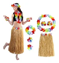 Comprar Kit Hawaiano \u002F 5 Articulos \u002Fluau,eventos,fiesta 