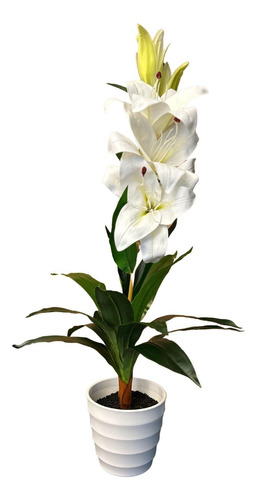Planta Artificial Azucena O Lilium 65 Cm