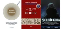 Comprar Pack Habitos Atomicos + 48 Leyes Poder + Psicologia Oscura