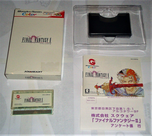 Final Fantasy I,iiy Iv Para Tu Consola Wonderswan (mr02023) (Usado)