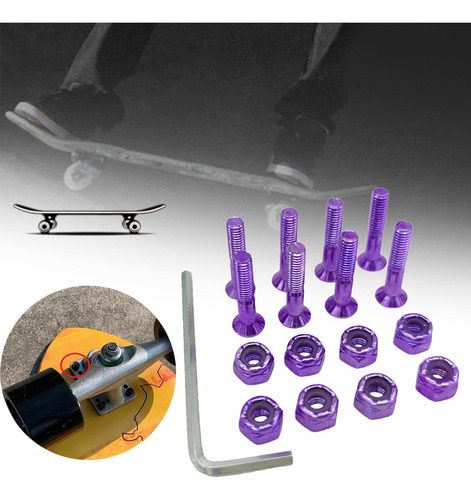 2 Kit Completo De Repuesto Para Monopatín, 2 Piezas