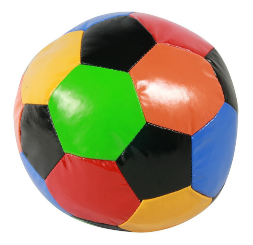 Pelota Cuerina Multicolor Mediana - Impre$ionante