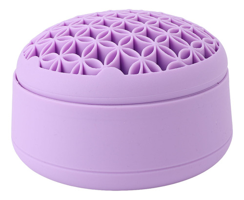 Organizador De Brochas De Maquillaje De Silicona Con Soporte