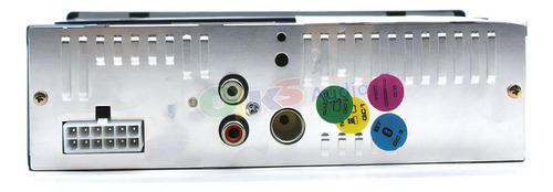 Autoestereo Fm Mp3 Usb Aux Bt Control 2 Rca Atomic Silver300