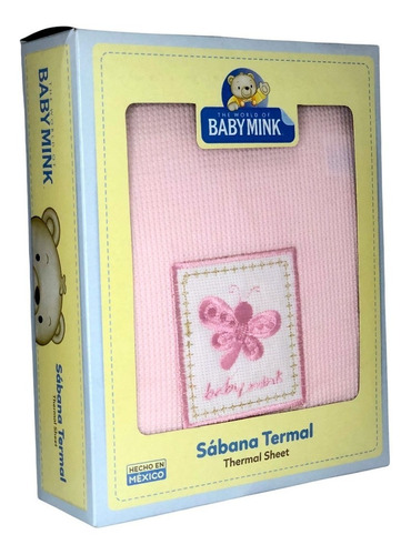 Sabana Termal Para Bebés Baby Mink®  Varios Colores