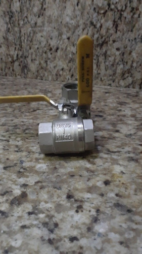 Válvula De Bola Paso Rápido Galvanizadas 3/4 Y 1 Pulgada.