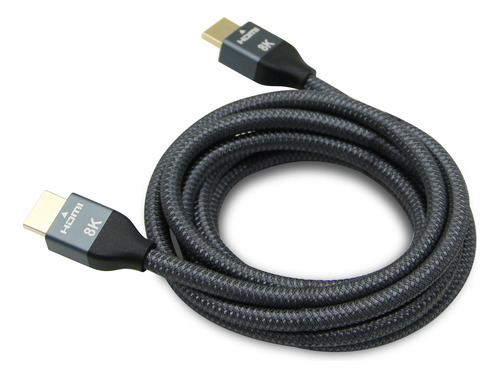 Cable Hdmi 2.1 8k Alta Resolución De 4m Gris Atom Games