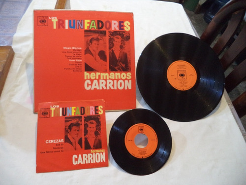 Los Triunfadores Hnos Carrion Lp Y Ep 45  De Coleccion 