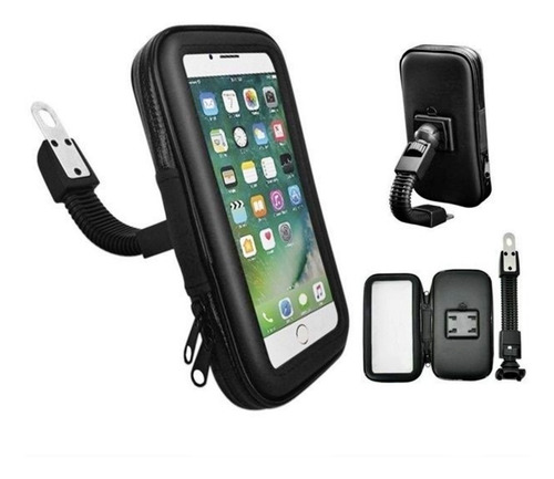 Suporte Para Celular Capa Impermeável Para Moto Até 6,2 Pol