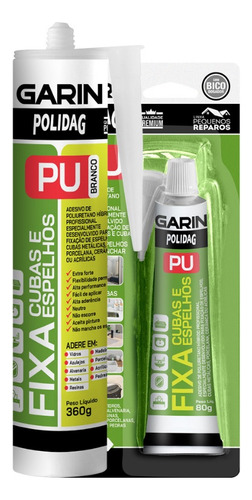 Adesivo Selante Pu Fixa Cuba E Espelho Branco 80g