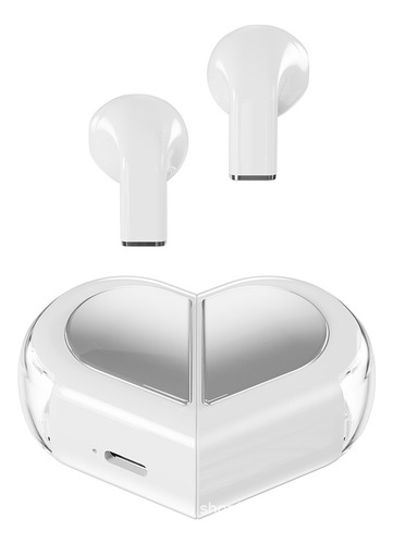 Wireless Earphone, Touchscreen Heart Shaped Ear Buds Y